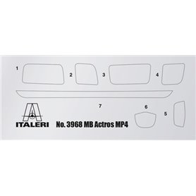 Italeri 1:24 Mercedes Benz Actros MP4 Big Space - GRAND PRIX EDITION