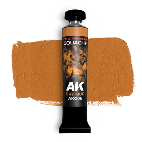 DRY MUD - AK GOUACHE 20 ml.