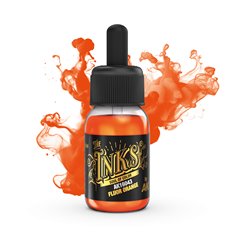 AK Interactive Ink THE INKS - FLUOR ORANGE - 30ml