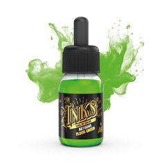 AK Interactive Ink THE INKS - FLUOR GREEN - 30ml