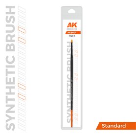 AK SYNTHETIC BRUSH - FLAT 1