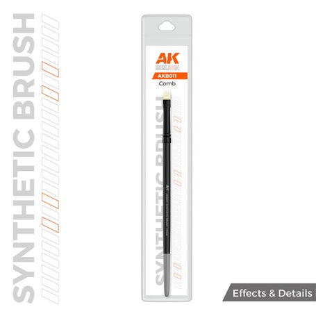 AK SYNTHETIC BRUSH - COMB