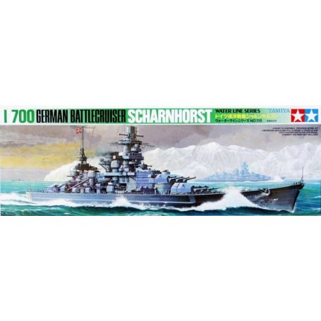 Tamiya 1:700 German battleship Scharnhorst