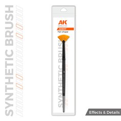 AK Interactive Pędzelek SYNTHETIC BRUSH - FAN SHAPE