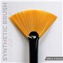 AK SYNTHETIC BRUSH - FAN SHAPE