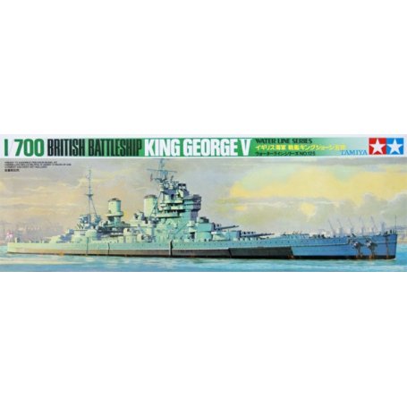 Tamiya 1:700 British battleship HMS King George V