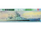 Tamiya 1:700 British battleship HMS King George V