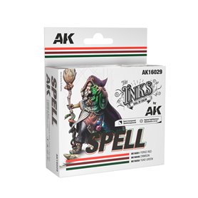 AK Interactive Zestaw inków THE INKS - SPELL