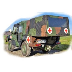 ACE 1:35 0.5T LIGHT TRUCK 4X4 ILTIS SAN W/MEDICAL MISSION KIT 