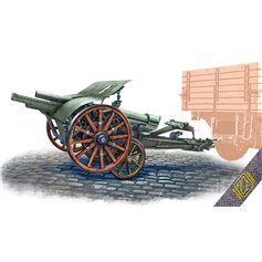 ACE 1:72 Cannone da105/28 + Carrello Elastico TRAILER 