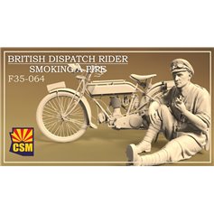 Copper State Models 1:35 BRITISH DISPATCH RIDER - SMOKING PIPE