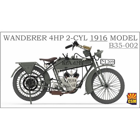 Copper State Models B35-002 Wanderer 4PS 1916 Motorcycle