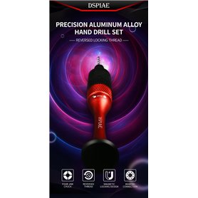 DSPIAE AT-SHD Precision Aluminum Alloy Hand Drill Set (56027)