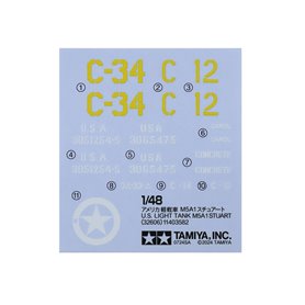 Tamiya 1:48 M5A1 Stuart - US LIGHT TANK
