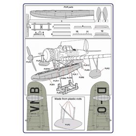 AML A72102 Arado Ar 196 V-4: Conversion Parts (1:72)
