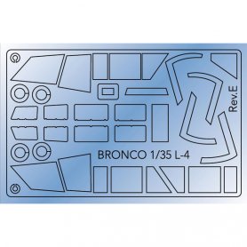 BRONCO AB3510 PIPER L4 CANOPY MASK.