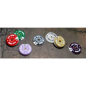 Epic Loot Box Trakery 7szt. Range 0-9 Size 25mm Random Colours