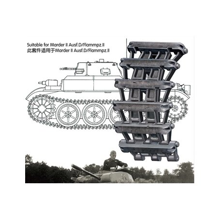 BRONCO AB3520 1/35 Germany Panzer II Ausf.D Track Link Set Early 