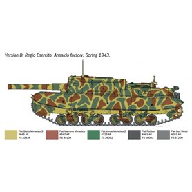 Italeri 1:35 Semovente M43 da 105/25 Bassotto