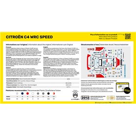 Heller 1:43 Citroen C4 WRC 2010 - STARTER KIT - z farbami