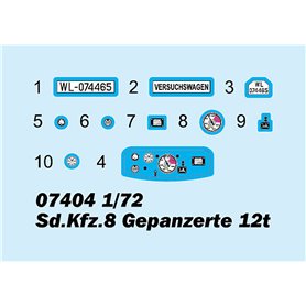 Trumpeter 1:72 Sd.Kfz.8 Gepanzerte 12t