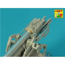 ABER 1:16 Metalowa lufa 75mm PaK.40 bez hamulca wylotowego