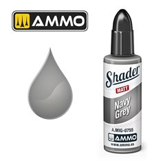 Ammo of Mig MATT SHADER Farba cieniująca - NAVY GREY