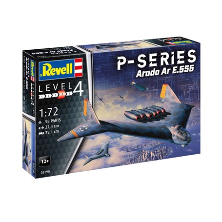 Revell 1:72 Arado Ar.555 P-Series - MODEL SET - z farbami