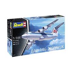 Revell 1:144 Bae 146-100 AirUK - MODEL SET - z farbami