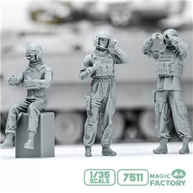 Magic Factory 7511 1/35 Modern U.S. Army Combat Vehicle Crew Set
