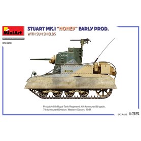 Mini Art 1:35 Stuart Mk.I Honey - EARLY PRODUCTION W/SUN SHIELD