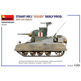 Mini Art 1:35 Stuart Mk.I Honey - EARLY PRODUCTION W/SUN SHIELD