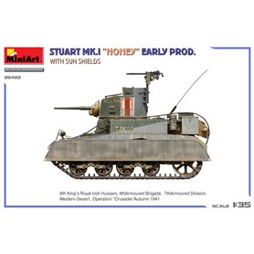 Mini Art 1:35 Stuart Mk.I Honey - EARLY PRODUCTION W/SUN SHIELD