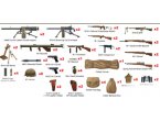 Bronco AB 1:35 US LIGHT WEAPON AND EQUIPMENT - WWII 