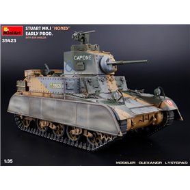 Mini Art 1:35 Stuart Mk.I Honey - EARLY PRODUCTION W/SUN SHIELD