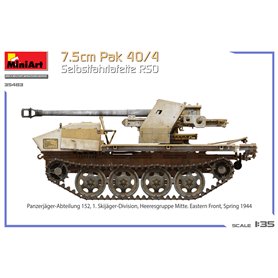 Mini Art 1:35 Slebstfahrlafette RSO 75mm Pak 40/4