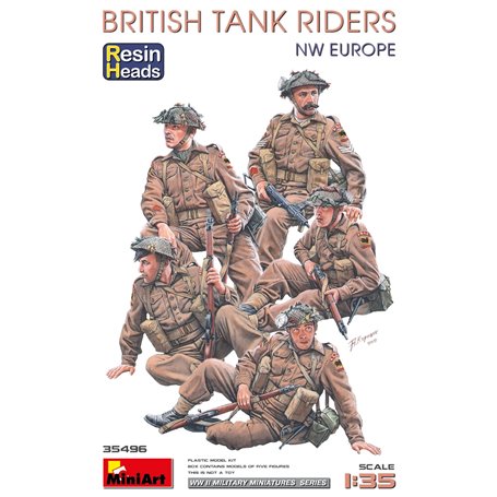 Mini Art 35496 Brisith Tank Riders NW Europe