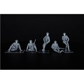 Mini Art 1:35 BRITISH TANK RIDERS NW EUROPE - RESIN HEADS
