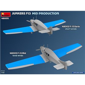 Mini Art 1:48 Junkers F13 - MID PRODUCTION - GERMAN, POLISH, SWISS SERVICE