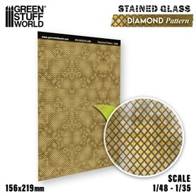 Green Stuff World Stained Glass - DIAMOND PATTERN