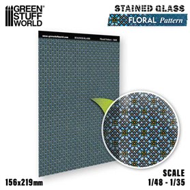 Green Stuff World Stained Glass - FLORAL PATTERN