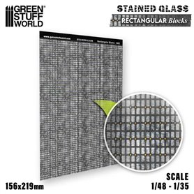 Green Stuff World Stained Glass - RECTANGULAR BLOCKS