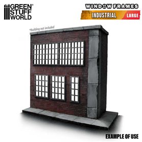 Green Stuff World Windows Frames - Industrial - Large