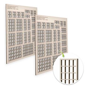 Green Stuff World Windows Frames - Industrial - Large