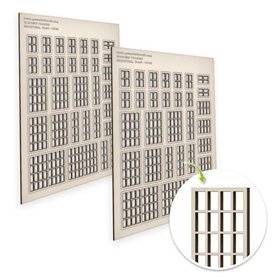Green Stuff World Windows Frames - Industrial - Small
