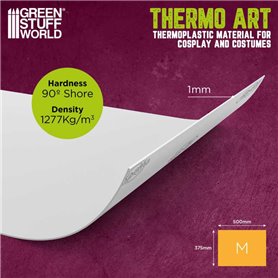 Green Stuff World Thermoart Thermoplastic (M) 375 mm x 500 mm - PEAR