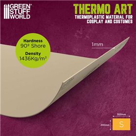Green Stuff World Thermoart Thermoplastic (S) 200 mm x 300 mm - SMOO