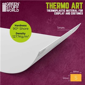 Green Stuff World Thermoart Thermoplastic (S) 200 mm x 300 mm - PEAR
