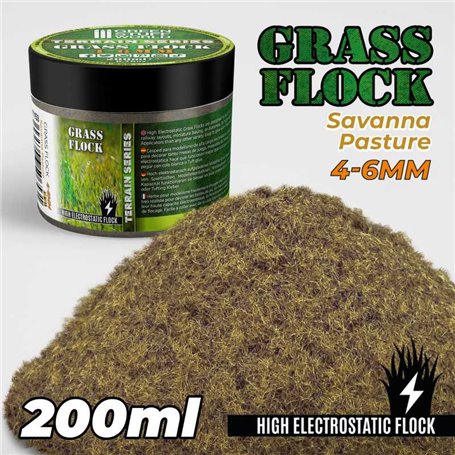 Green Stuff World Grass Flock - SAVANNA PAST