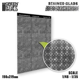 Green Stuff World Stained Glass – Fleur De Lys